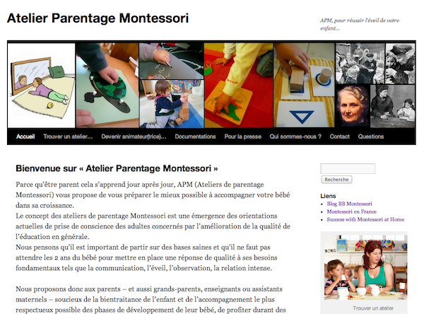 Ateliers de Parentage Montessori (APM)